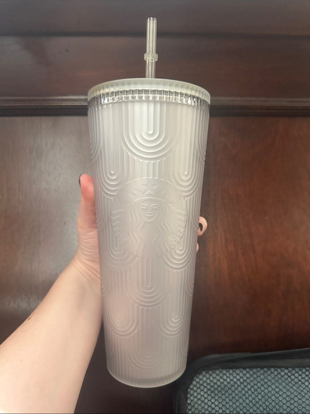 STARBUCKS 24oz Gray Tumbler
